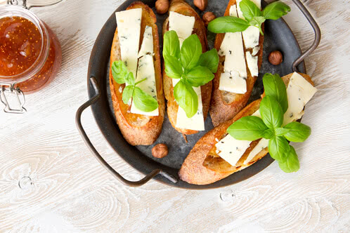 Gorgonzola Bruschetta Recipe