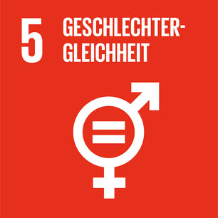The image symbolises our commitment to gender equality, represented by the gender symbol and the equals sign.