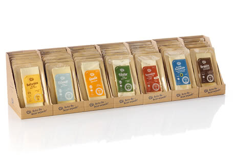 Slices of cheese in packaging made from 72% paper