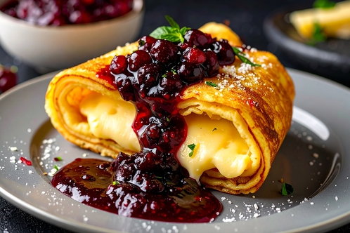 Recipe: Mountain Cheese Pancakes with Berry Jam
