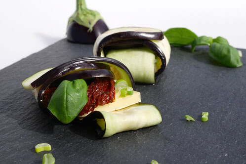 Recipe: Grilled Aubergine Parcels